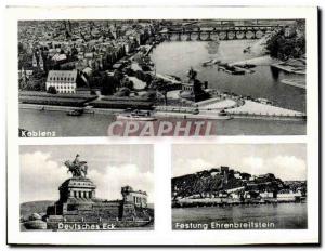 Modern Postcard Koblenz Deutsches Eck