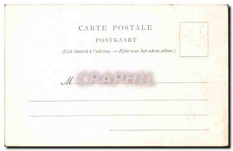 Old Postcard Belgium Antwerp Steen