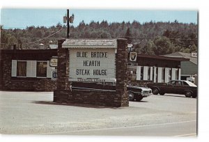 Newport New Hampshire NH Vintage Postcard Olde Brike Hearth Steak House