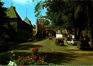 Canada Quebec View Of Saint-Louis Gate From Corner Of d'Auteuil Street