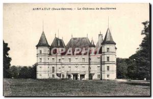 Old Postcard Airvault Chateau de Soulievres