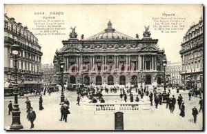 Old Postcard Paris Opera National Academy of Music The Largest Theater World