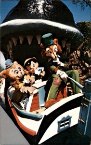 Anaheim CA Disneyland Storybook Land Pinocchio & Friends Vintage Postcard