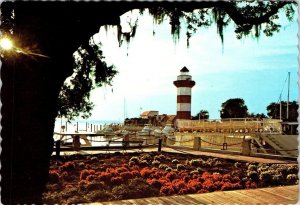 Hilton Head Island SC South Carolina HARBOUR TOWN Marina~Lighthouse 4X6 Postcard