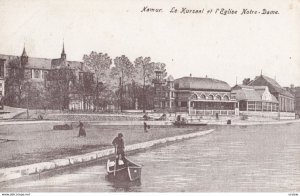 NAMUR, Belgium, 1900-1910s; Le Kursaalet l'Eglise Notre-Dame