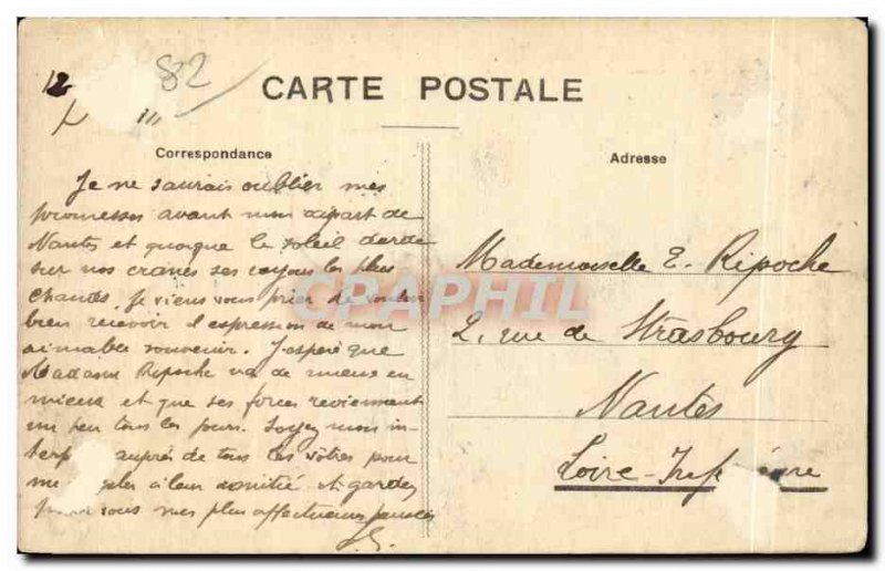 Old Postcard Montauban Panoramic view