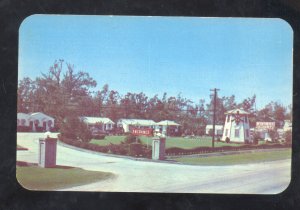 NATCHEZ MISSISSIPPI WINDMILL COURT MOTEL VINTAGE ADVERTISING POSTCARD