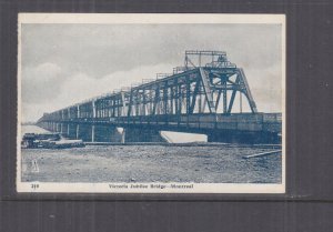 CANADA, MONTREAL, QUEBEC, VICTORIA JUBILEE BRIDGE, c1920 ppc., unused.