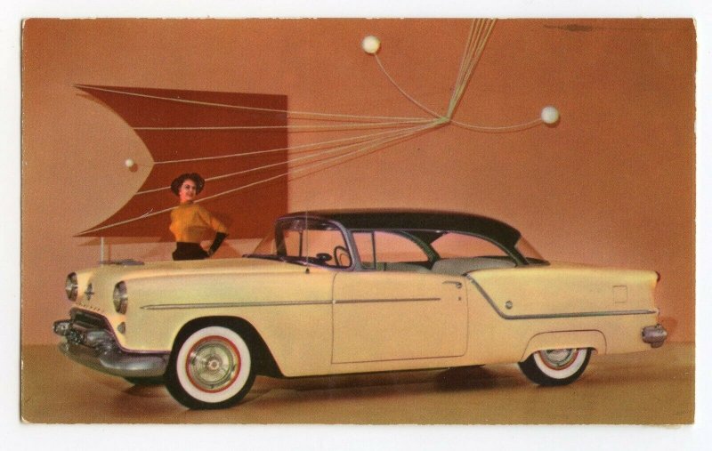 Postcard 1954 Oldsmobile Super 88 Holiday Coupe Advertising Standard View Card