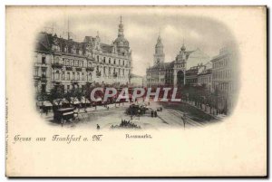 Old Postcard Gruss aus Frankfurt am M Rossmarket