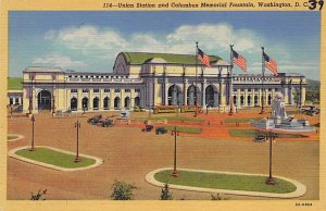 Union Station Washington D.C. Train Unused 