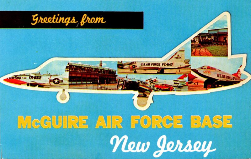 New Jersey Burlington County Greetings From McGuire Air Force Base