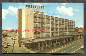 h2978 - SUDBURY Ontario 1970s President Hotel. Postcard