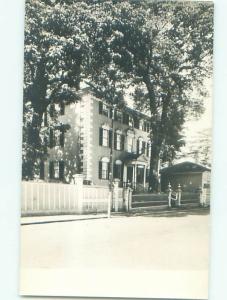 Old rppc BUILDING SCENE Architecture Postcard AB1205