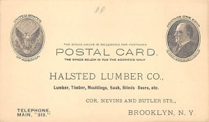 Halsted Lumber Co Brooklyn, NY, USA Advertising Unused 