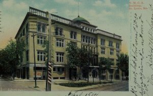 Circa 1910 Y. M. C. A. Building, St. Louis, Mo. Postcard P55 