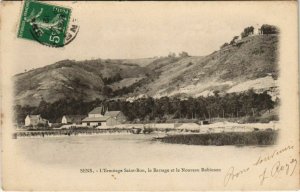 CPA SENS - L'Ermitage St-bon le barrage et le nouveau robinson (147062)