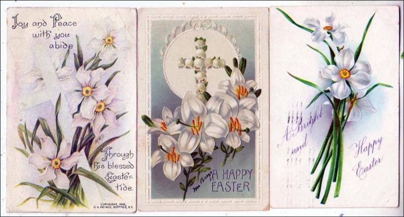 3 - Easter Cards with Flowers