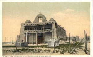 The Old Church in Pueblo of Cochiti, New Mexico