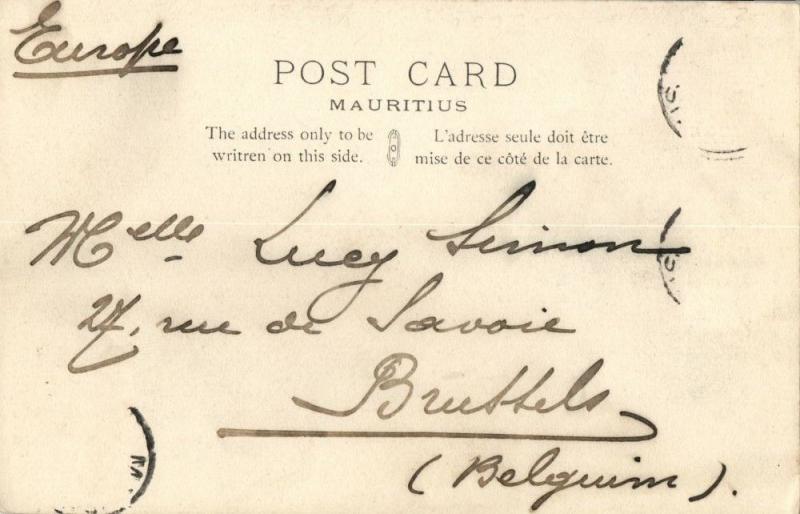 mauritius, PORT LOUIS, Jardin de la Compagnie, Statue d'Épinay (1900) Postcard