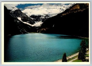 View From Chateau Lake Louise, Banff National Park, Alberta, Chrome Postcard #2