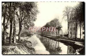 Postcard Modern Ancy le Franc The Burgundy canal