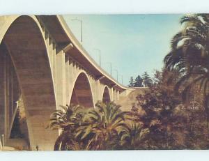 Pre-1980 BRIDGE SCENE Pasadena - Los Angeles California CA H8620