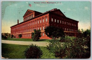 Washington DC 1909 Postcard Pension Office Building