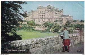 AYRSHIRE, Scotland, 1950-1960s; Culzean Castle, Man Wearing A Kilt