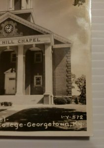 Georgetown Kentucky John L Hill Chapel Georgetown College VTG Postcard   558