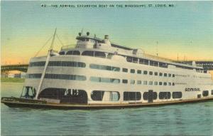 Steamship, The Admiral Excursion Boat, MO, Saint Louis, Missouri, Metropolitan