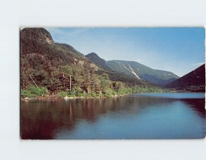 Postcard Echo Lake in Franconia Notch, New Hampshire