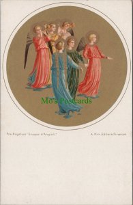 Italian Art Postcard - Fra Angelico Gruppo d'Angioli A.Pini, Firenze RS36682