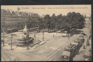 Belgium Postcard - Bruxelles - Porte De Namur - Fontaine De Brouckere RS2470