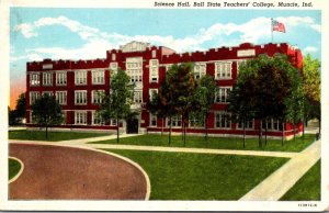 Indiana Muncie Science Hall Ball State Teachers College Curteich
