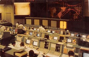 Nasa Manned Spacecraft Control Room - Houston, Texas TX  