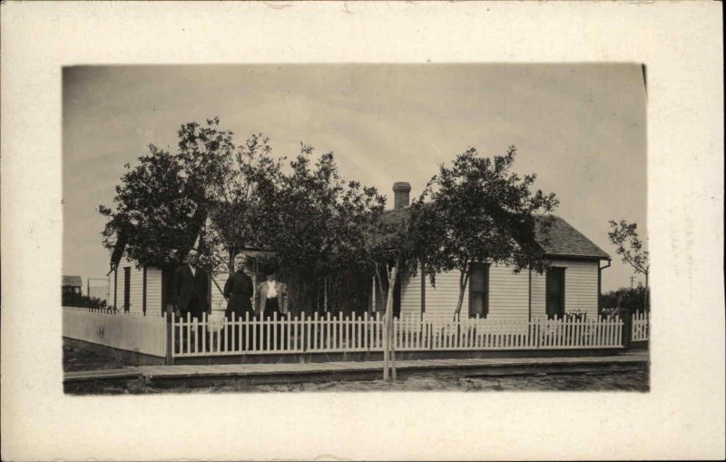 Goodland Kansas KS Home Local Names c1910 Real Photo Postcard