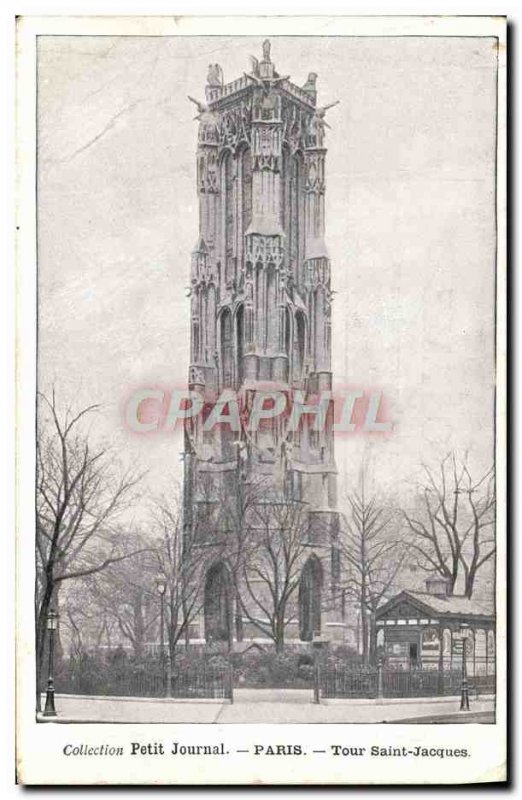 Old Postcard Diary Paris Tour Saint Jacques