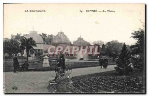 Old Postcard Brittany Rennes At Tabor