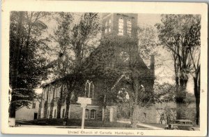 United Church of Canada, Huntingdon Quebec Vintage Postcard P31