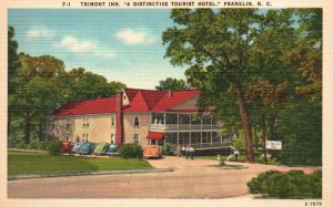 Franklin NC-North Carolina, Inn Distinctive Tourist Hotel Vintage Postcard c1920