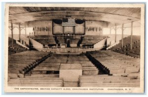 c1920 Amphihteatre Chautauqua Institution Chautauqua New York Vintage Postcard