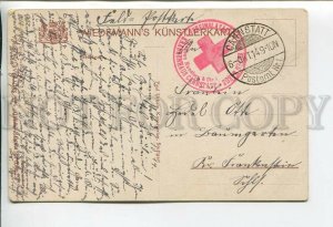 460817 WWI GERMANY 1914 Wiro RPPC military field mail Red cross infirmary