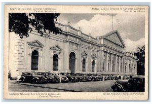 c1940's Federal Capitol Entrance to Congress Chambers Caracas Venezuela Postcard