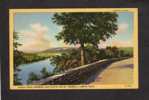 TX Road Lake Austin Mt Bonnell Austin Texas Postcard