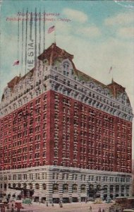 Illinois Chicago New Hotel Sherman Randolph And Clark Street 1911