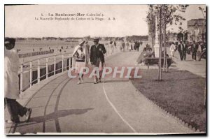 Old Postcard La Baule Sea Loire Inf New Esplanade Casino and the Beach