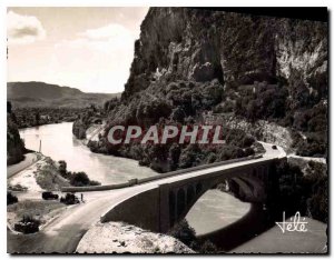 Postcard Old Bridge Balme near the tunnel of the Dent du Chat