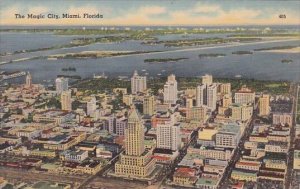 POSTCARD UNUSED FLORIDA, MIAMI- MIAMI IS KNOWN AS THE MAGIC CITY