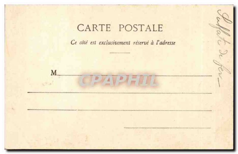 Old Postcard Paris Sacre Coeur Basilica in Montmartre